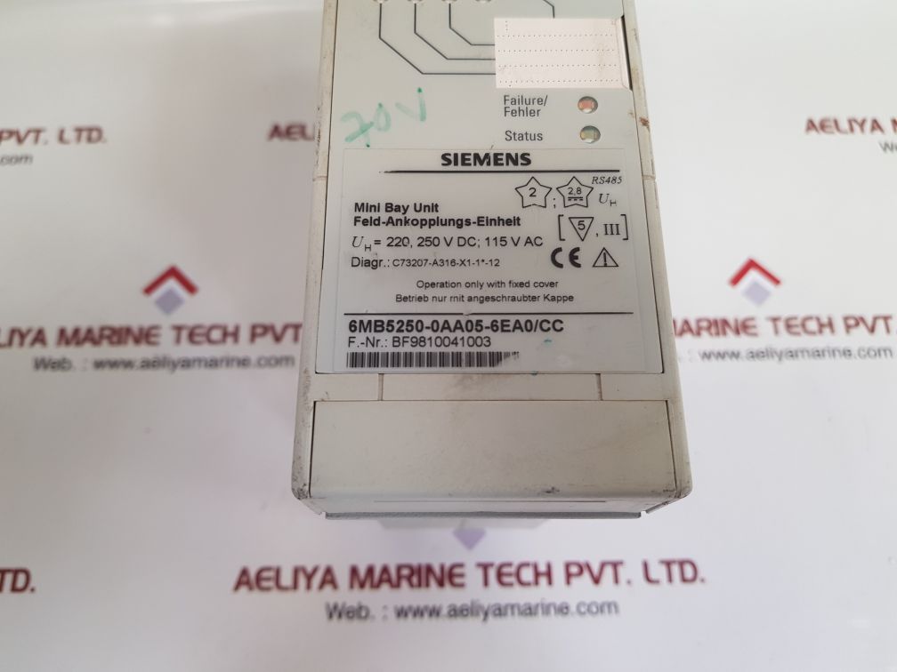 Siemens 6mb5250-0aa05-6ea0/cc