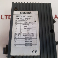 Siemens 6gk 1502-4ab10 optical link module 010s