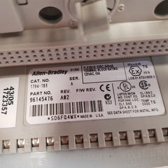 Allen-Bradley 1794-TB3 Series. A Terminal Block Base 96145476 Rev. A02