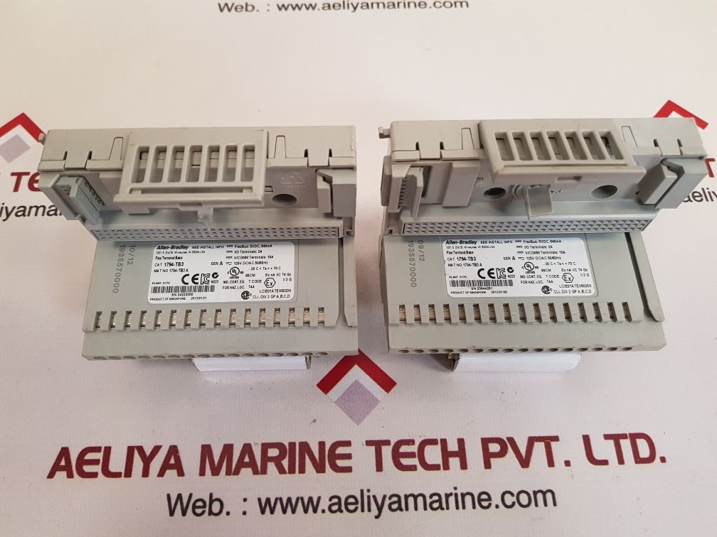 Allen-bradley 1794-tb3 Series A Flex Terminal Base 125V 50/60Hz