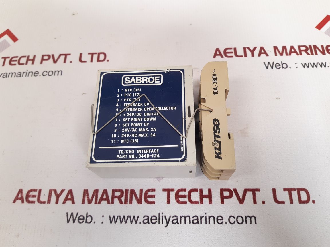 Sabroe Tq/Cvq Interface 3448-124 With Base 380V 10A