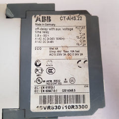 Abb Ct-ahs.22 Off-delay With Aux. Voltage Time Relay 230V 3A 1Svr630110R3300
