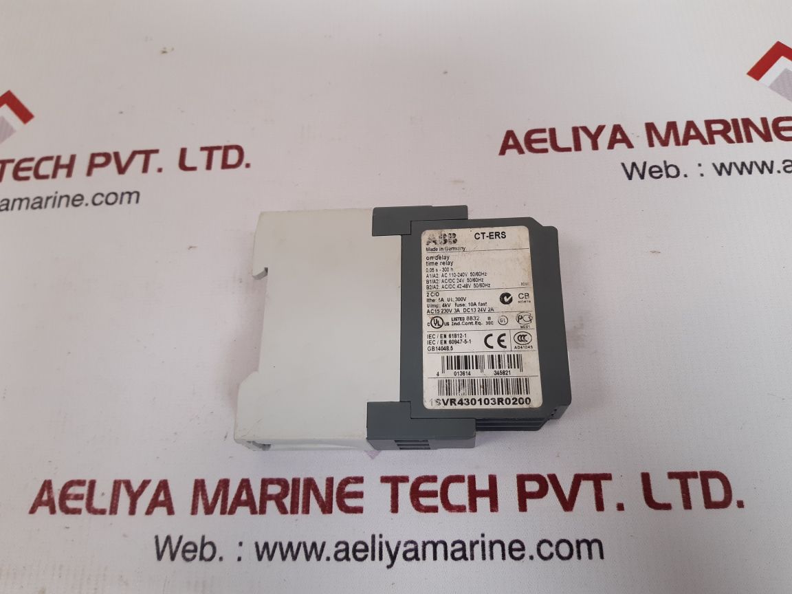 ABB CT-ERS On Delay Time Relay 4A 300V 1SVR430103R0200