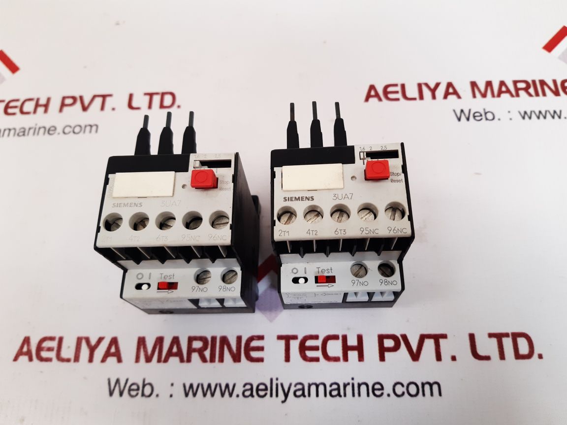 Siemens 3Ua7021-1C Overload Relay 600V Ac