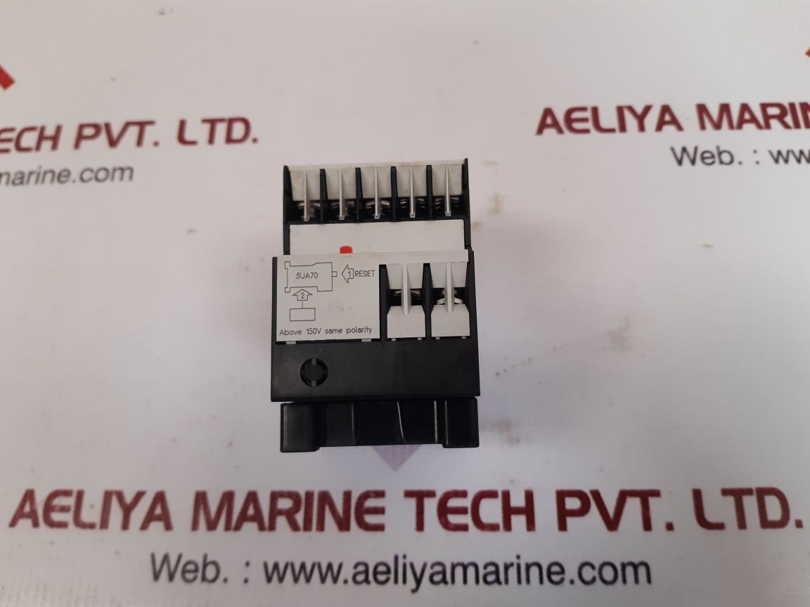 Siemens 3Ua7021-1C Overload Relay 600V Ac