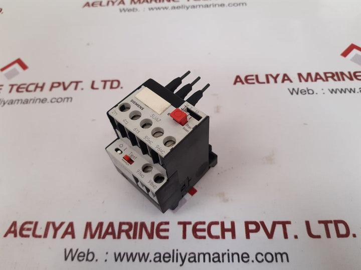 Siemens 3Ua7021-1C Overload Relay 600V Ac