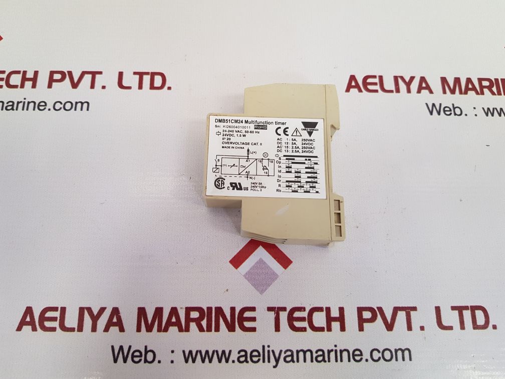 Carlo Gavazzi Dmb51Cm24 Multifunction Timer 1 To 10