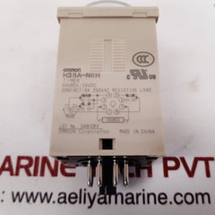 Omron H3Ba-n8H 0 To 30 Sec Timer With Base 110Vac 50/60Hz