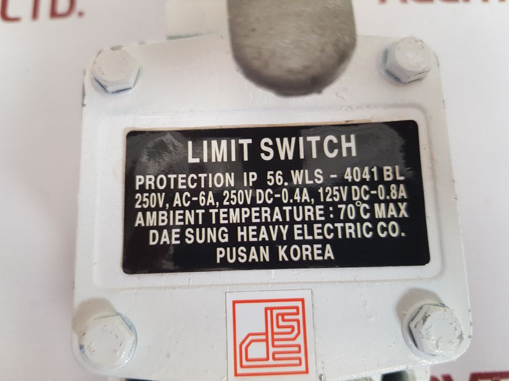 Dae Sung Wls-4041 Bl Limit Switch 250V Ac 6A