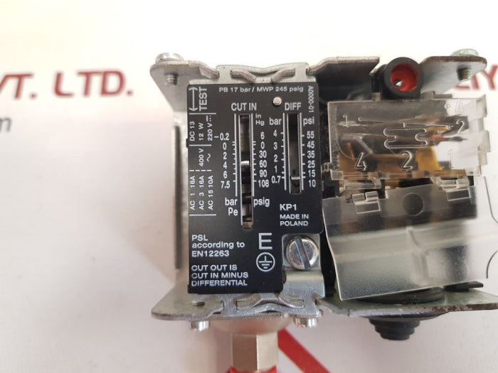 Danfoss a0000-01 low pressure control -0.2 ... 7.5 bar 