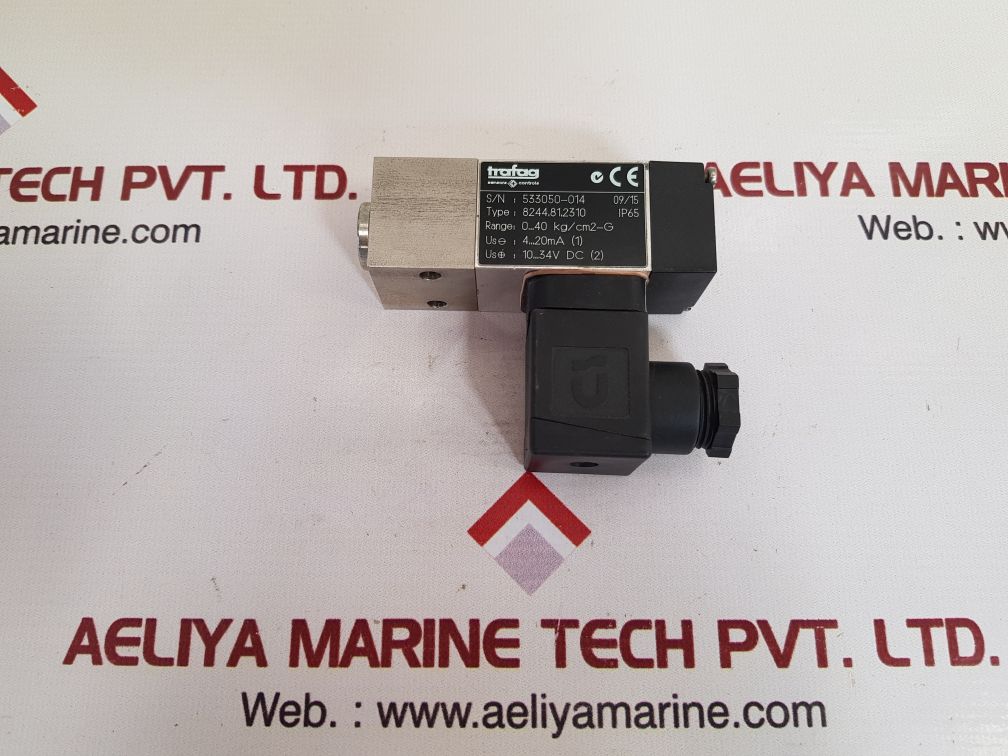 Trafag 8244.81.2310 Compact Block Type Pressure Transmitter Ip65 0-40 Kg/Cm2-g