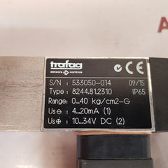 Trafag 8244.81.2310 Compact Block Type Pressure Transmitter Ip65 0-40 Kg/Cm2-g