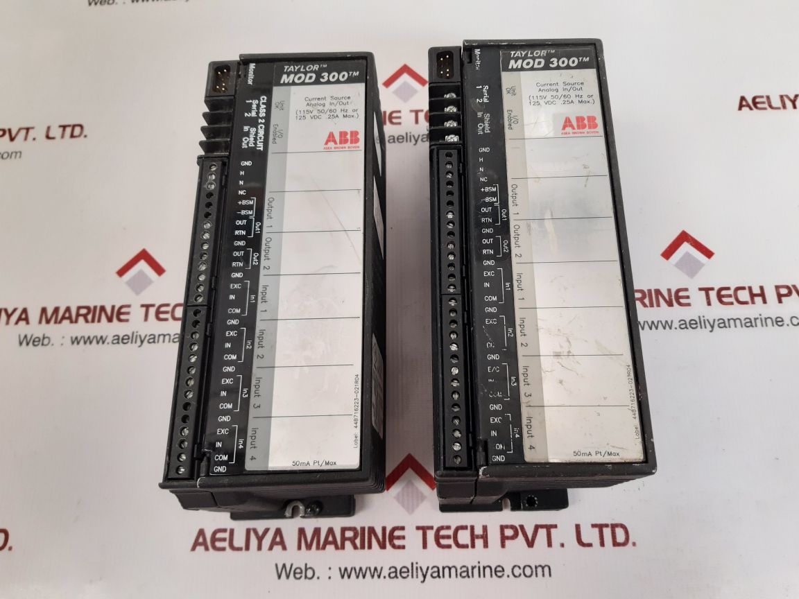 Abb Taylor 6231Bp10920D-k Mod 300 Analog Terminal I/O Block 6231Bp10930C-k