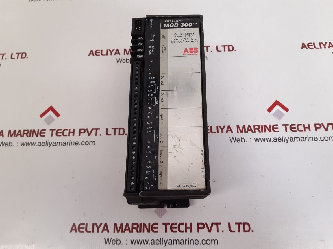Abb Taylor 6231Bp10920D-k Mod 300 Analog Terminal I/O Block 6231Bp10930C-k