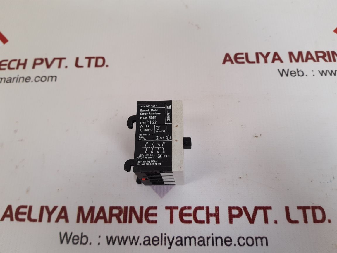 Square D Class 8501 Ph 62E Contact Module Relay P 1.22
