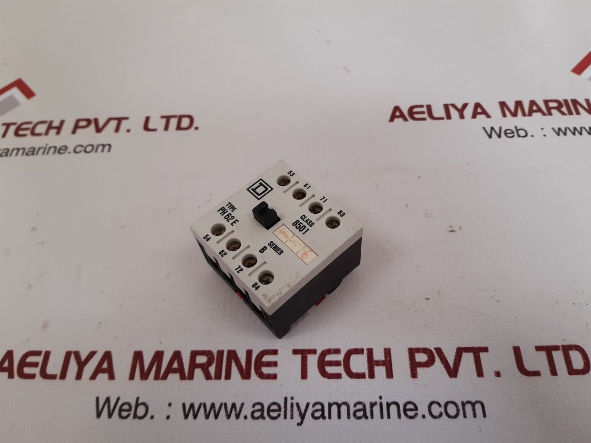 Square D Class 8501 Ph 62E Contact Module Relay P 1.22