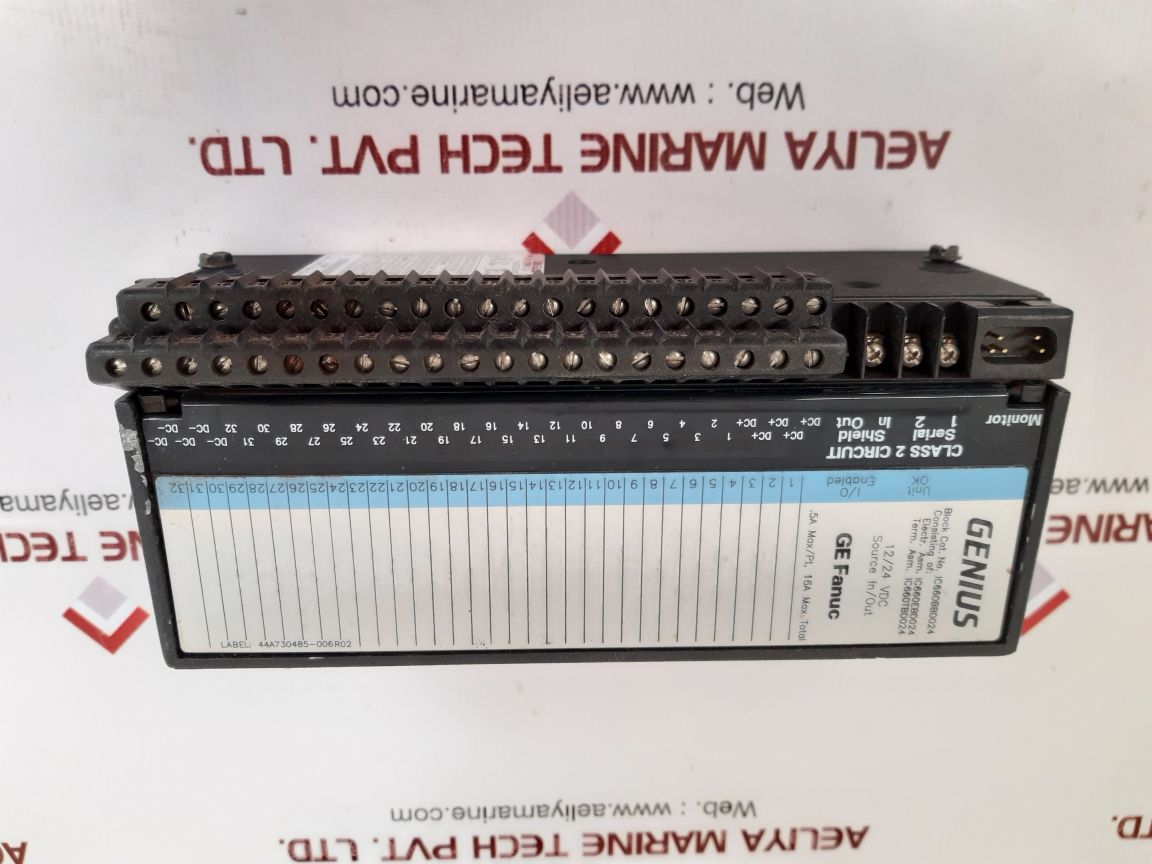 Ge Fanuc Genius Ic660Bbd024 Genius I/O Module Ic660Ebd024U 12-24 Vdc