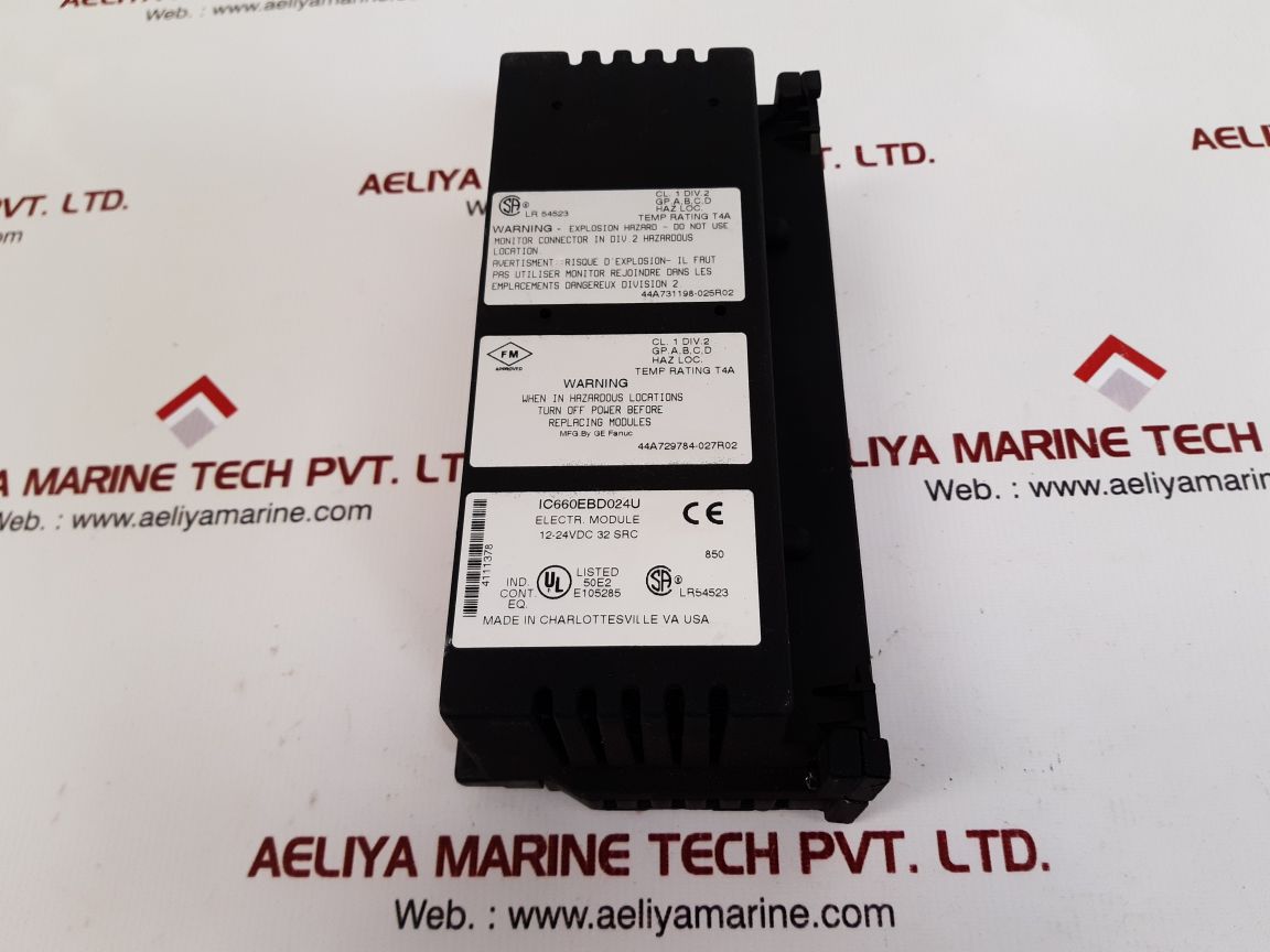 Ge Fanuc Genius Ic660Bbd024 Genius I/O Module Ic660Ebd024U 12-24 Vdc