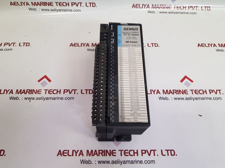 Ge Fanuc Ic660Bbd024 Genius Block I/O Module Ic660Tbd024K Ic660Ebd024R 12/24 Vdc