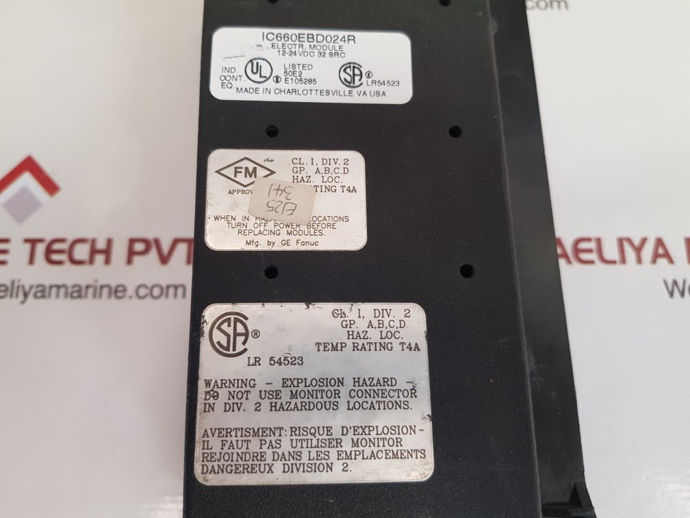 Ge Fanuc Ic660Bbd024 Genius Block I/O Module Ic660Tbd024K Ic660Ebd024R 12/24 Vdc