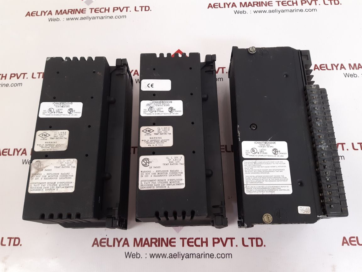 Ge Fanuc Ic660Bbd024S Genius I/O Control Module Ic660Tbd024K