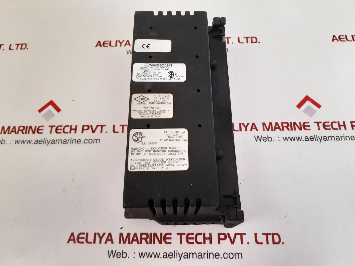 Ge Fanuc Ic660Bbd024S Genius I/O Control Module Ic660Tbd024K