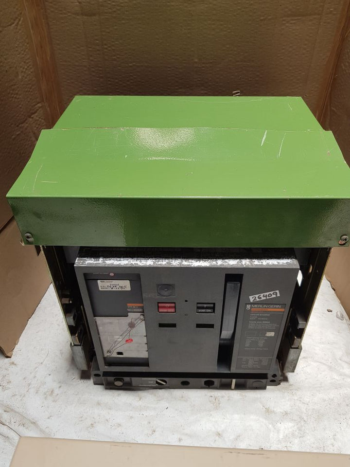 Merlin Gerin Masterpact MP20 H2 Circuit Breaker 3 Pole 2000A 600V 50/60Hz
