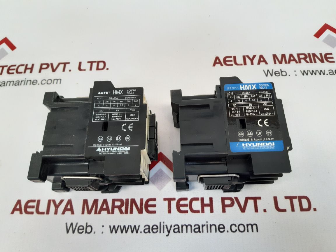 Hyundai Hmx 31 Control Relay 25A 400V 50Hz