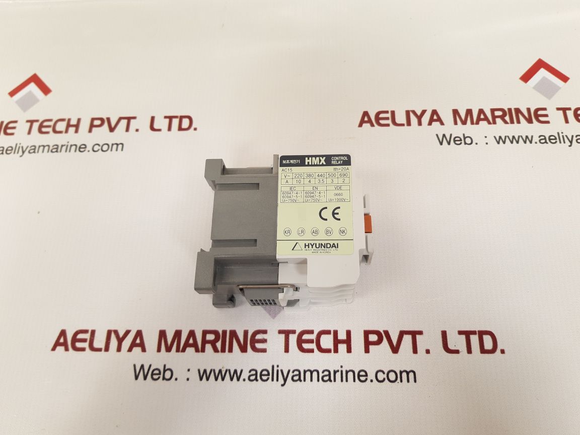 Hyundai Hmx 31 Control Relay 20A 400V 50Hz