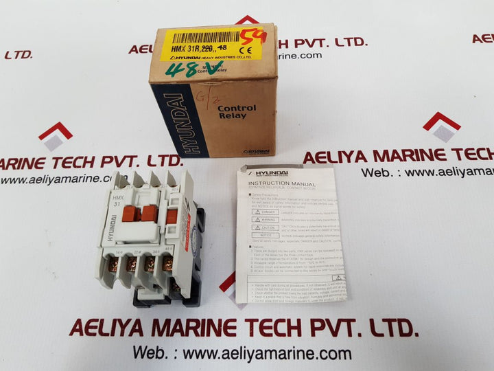 Hyundai Hmx 31 Control Relay Hmx 31R, 48, 44-48V 60Hz