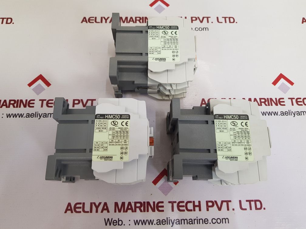 Hyundai HIMC 50 Magnetic Contactor 50A 440V 60HZ