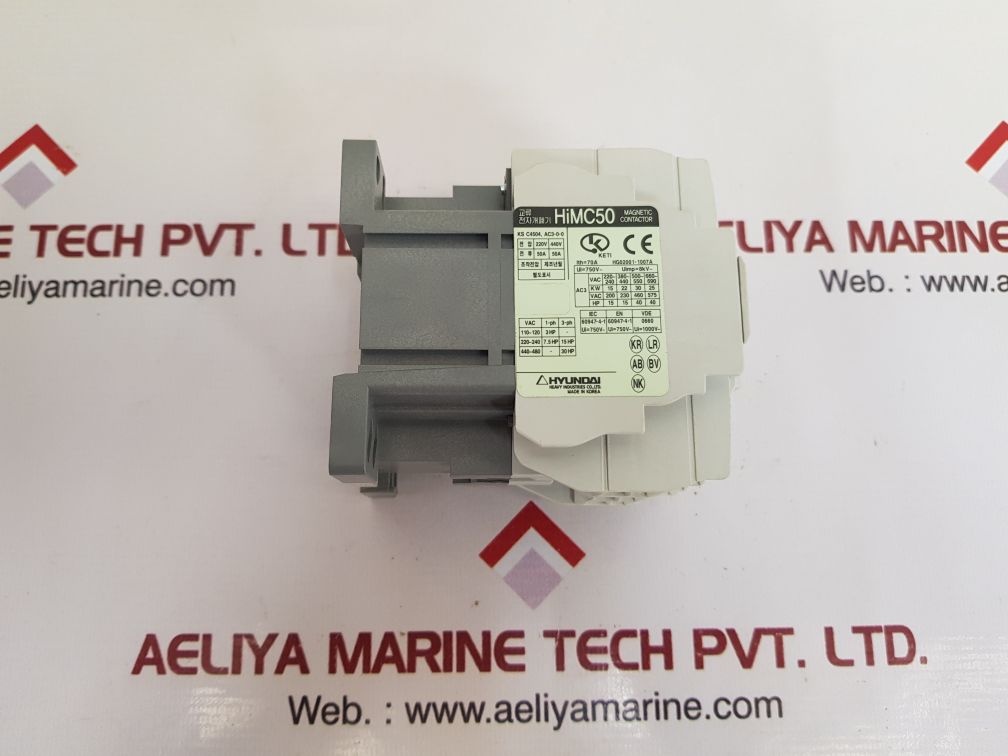 Hyundai HIMC 50 Magnetic Contactor 50A 440V 60HZ