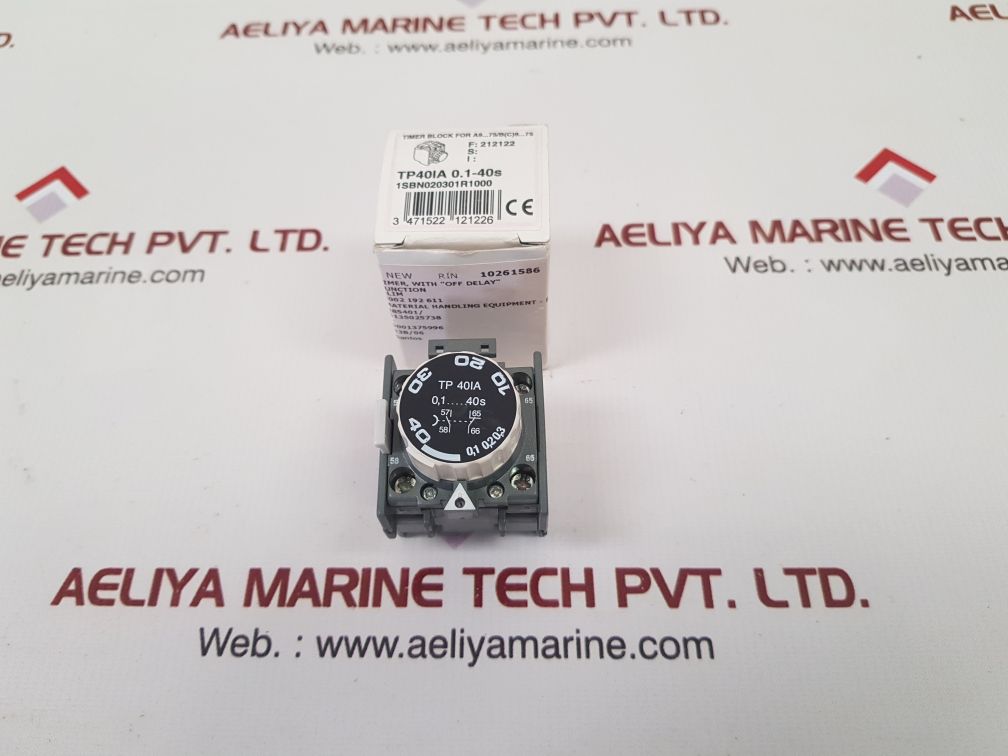 Abb Tp40Ia 0.1-40S Timer Module 1Sbn020301R1000