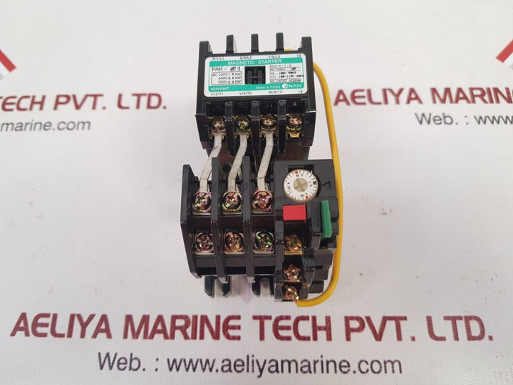 Anam Pak-6At-3 Magnetic Starter W/ Nepak6At Thermal Overload Relay 100V 50Hz
