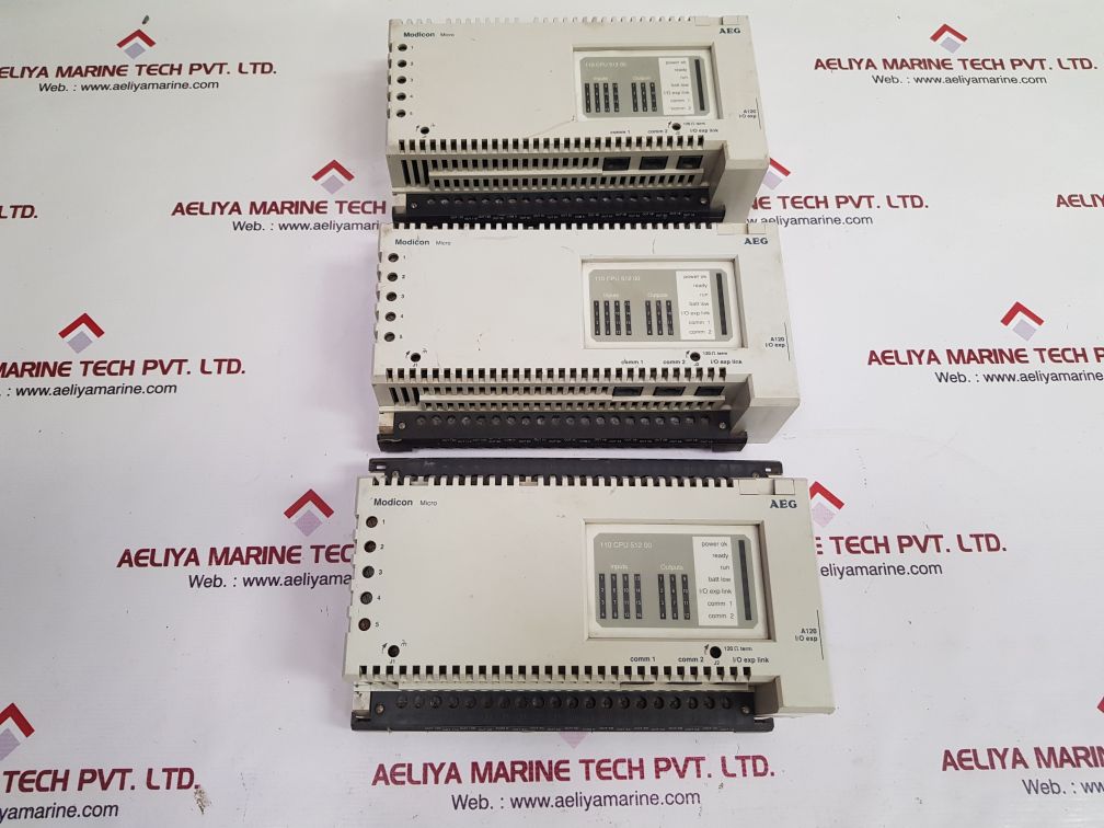 Schneider Automation Modicon 110Cpu51200 Micro Cpu Dc Pc Dc In Rel Power Module