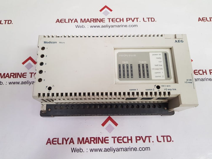 Schneider Automation Modicon 110Cpu51200 Micro Cpu Dc Pc Dc In Rel Power Module