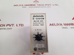 Electromatic S-system Sb 215 220 Interval Timer 3-60 Sec 220 Vac
