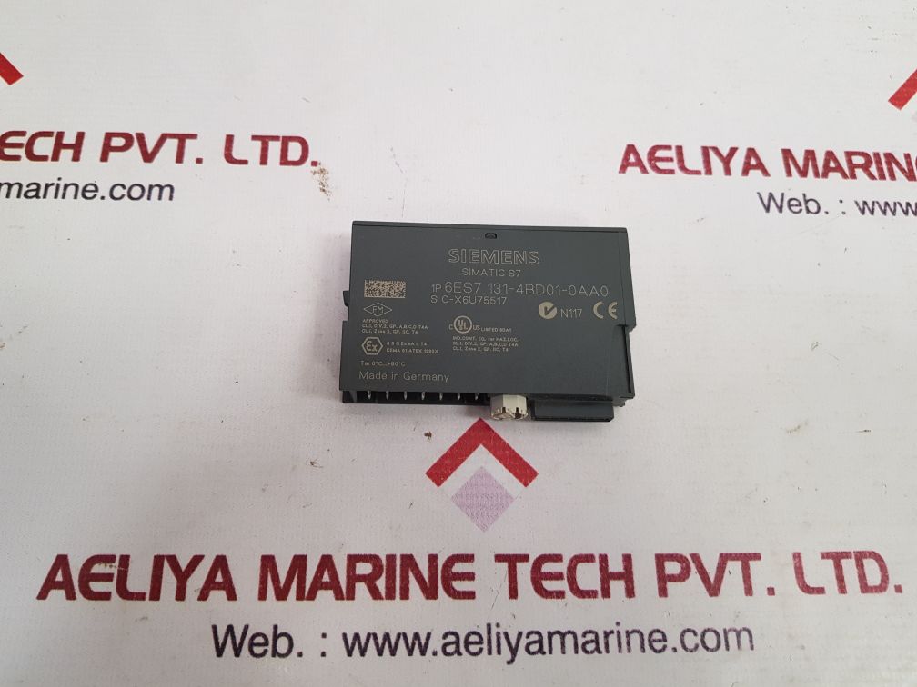 Siemens 6Es7 131-4Bd01-0Aa0 Simatic S7 Input Module 24Vdc