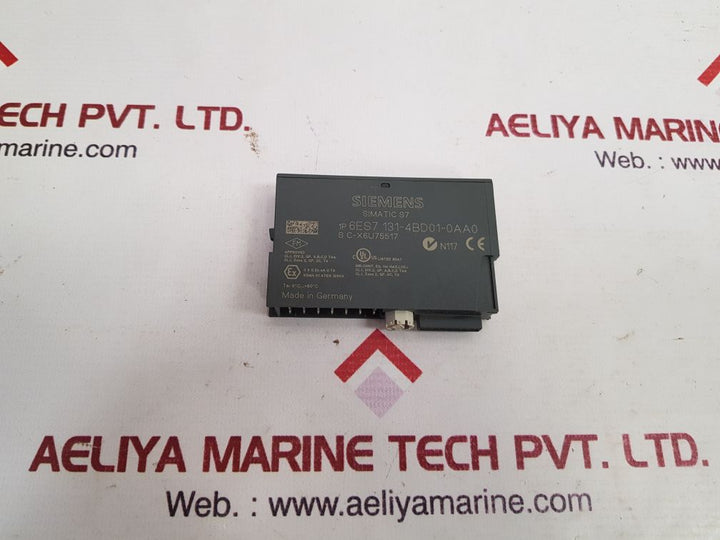 Siemens 6Es7 131-4Bd01-0Aa0 Simatic S7 Input Module 24Vdc