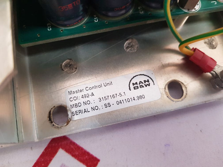 Man B&W 3157167-5.1 Master Control Unit 94v