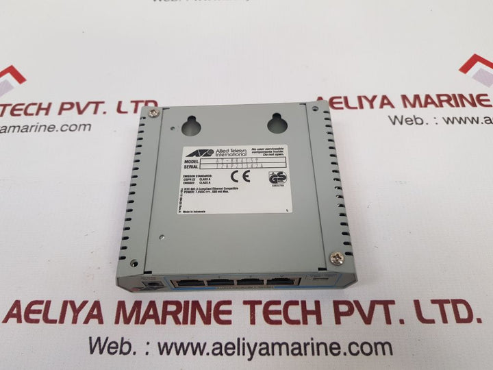 Lot of 6X Allied Telesyn AT-MR415T 4 Port Micro Hub/ Repeater 7.5VDC 500MA REV A