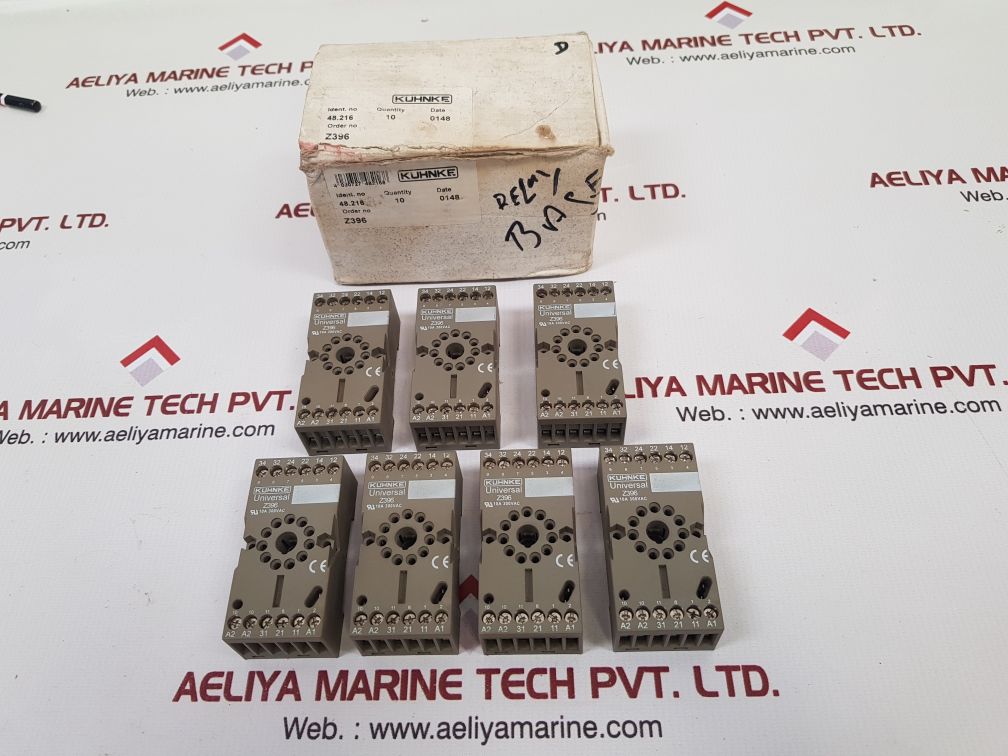 Kuhnke Z396 Relay Base 10A 300Vac
