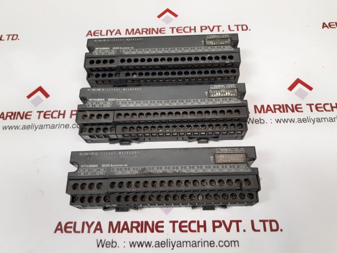 Mitsubishi Aj65Sbtb3-16D Cc-link Compact Type Remote I/O Module