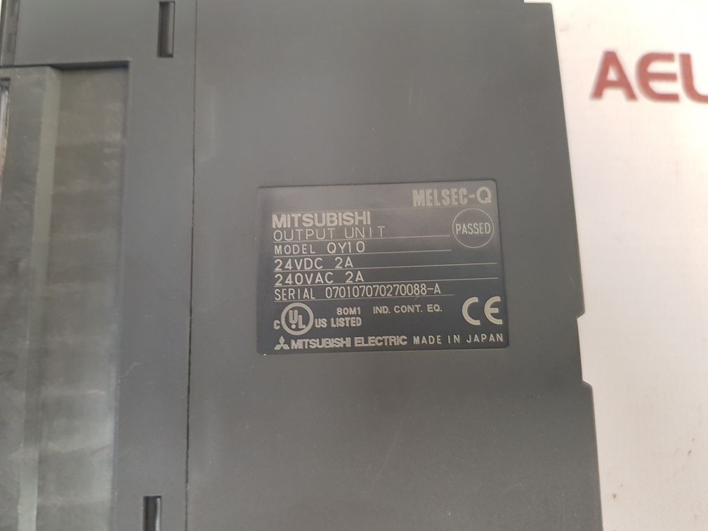 Mitsubishi Qy10 Melsec-q Plc Output Unit 84546093-001, 24Vdc 2A