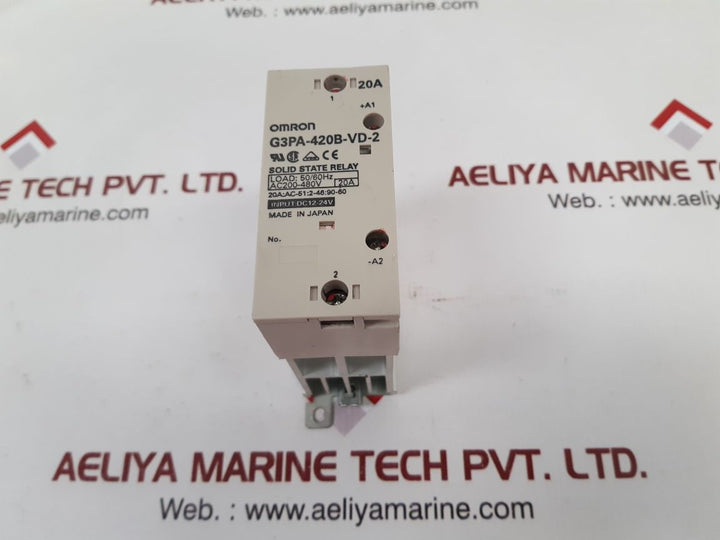 Omron G3Pa-420B-vd-2 Solid State Relay 50/60Hz