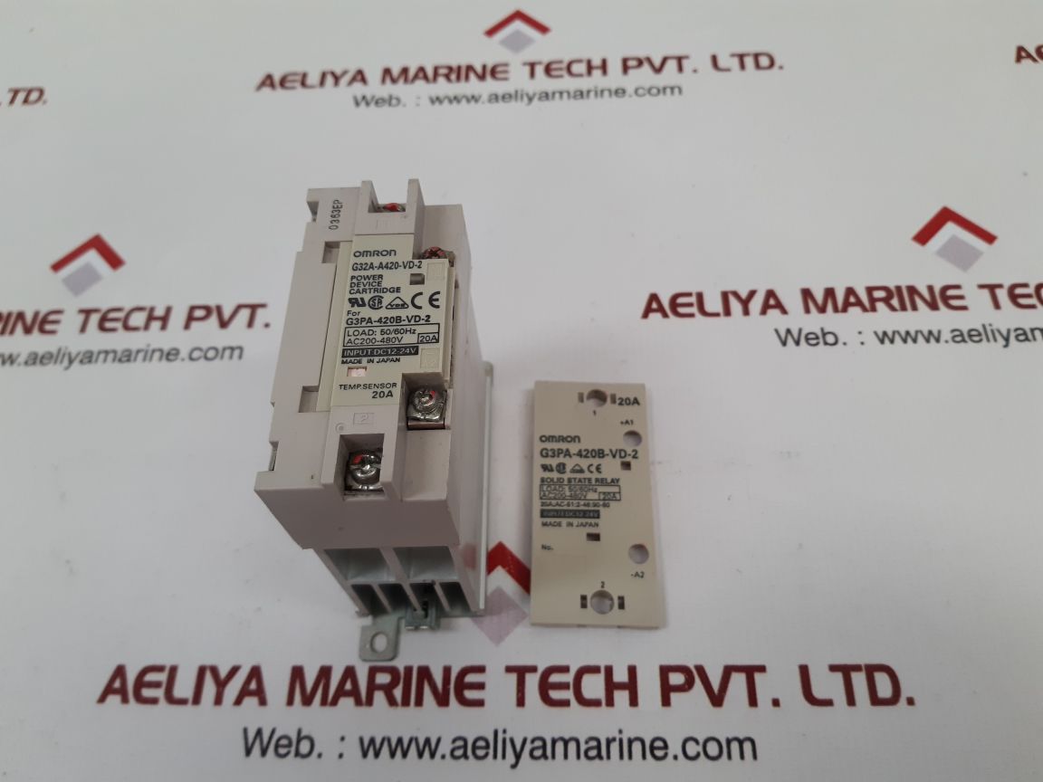 Omron G3Pa-420B-vd-2 Solid State Relay 50/60Hz