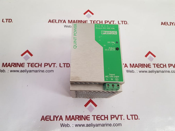 Phoenix Contact Quint-ps-100-240Ac/24Dc/10 Power Supply 2938604