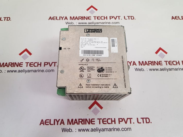 Phoenix Contact Quint-ps-100-240Ac/24Dc/10 Power Supply Rev 06