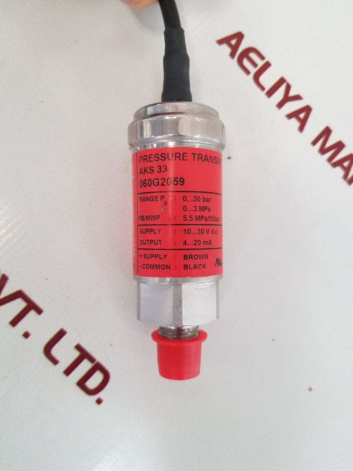Danfoss Aks 33 060G2059 Pressure Transmitter