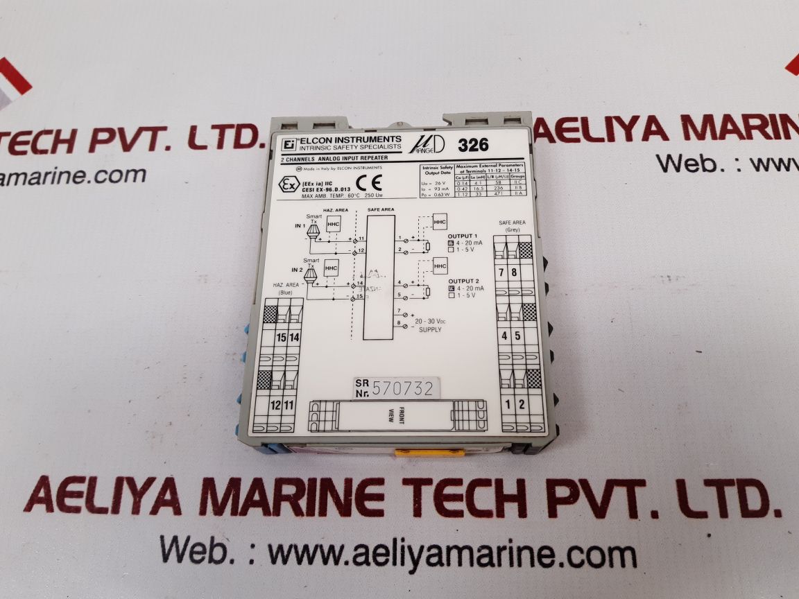Elcon D326 2 Channels Analog Input Repeater